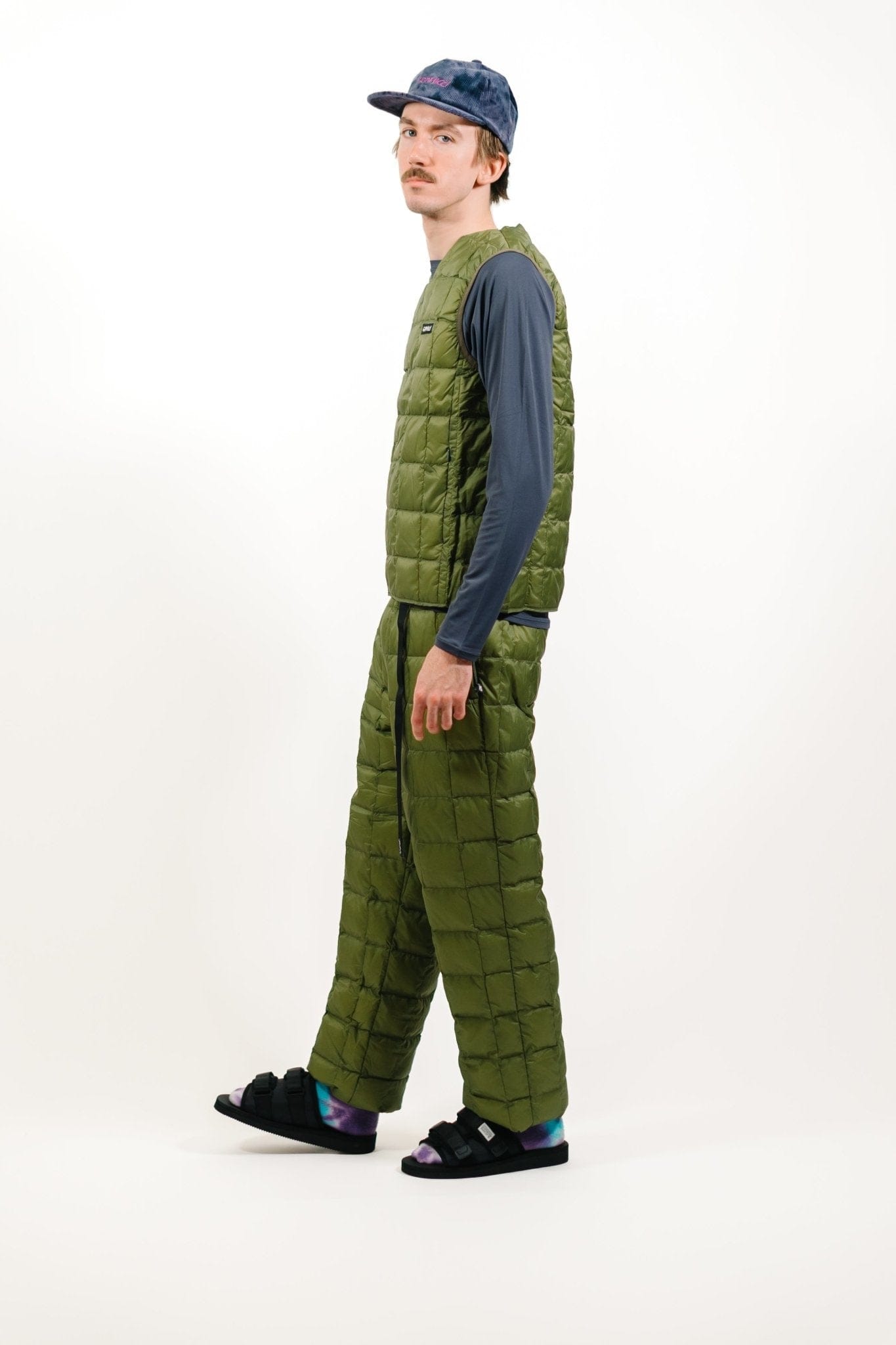 Gramicci x Taion Inner Down Vest - Olive - Lazy Sun