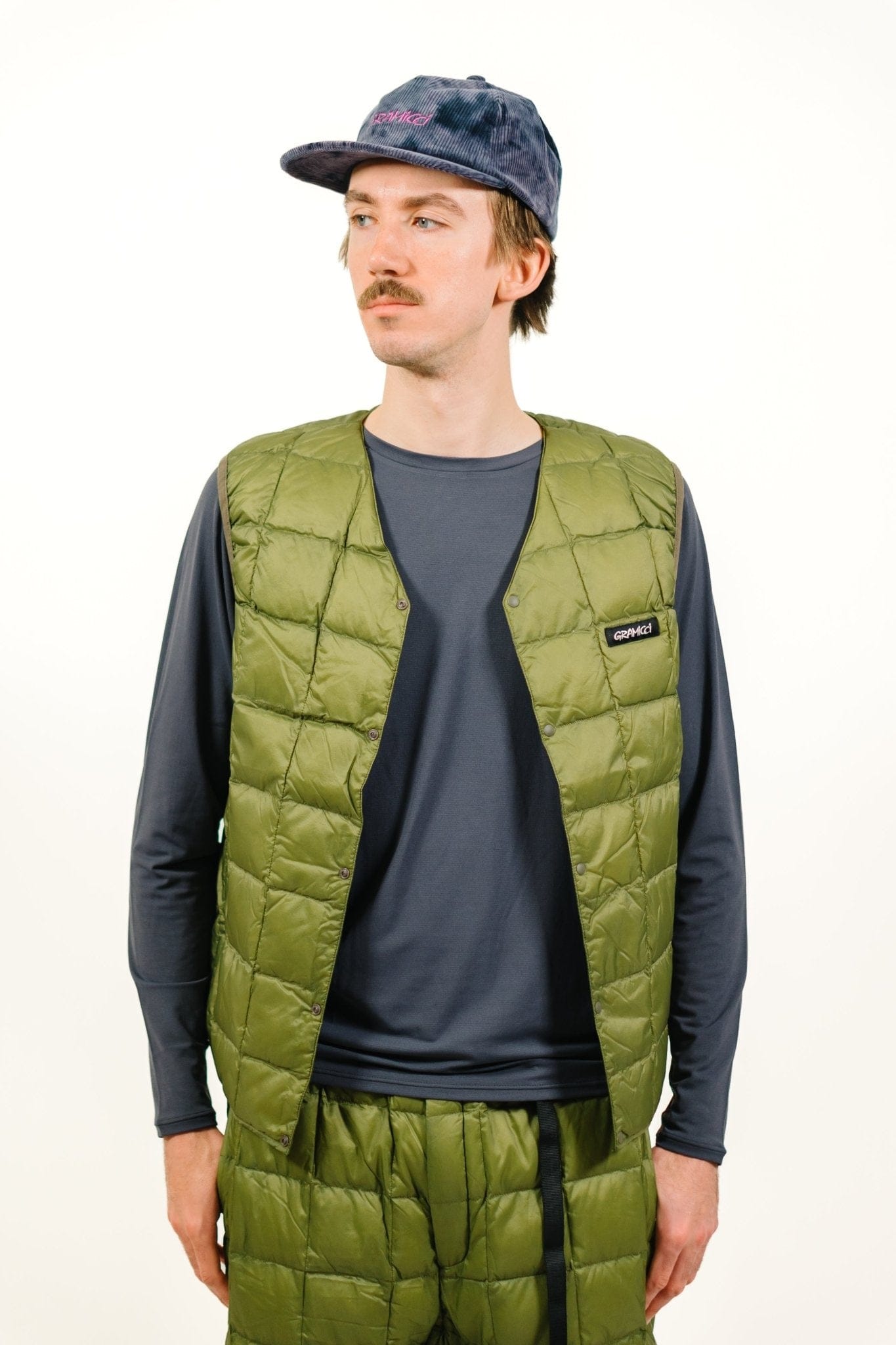 Gramicci x Taion Inner Down Vest - Olive - Lazy Sun