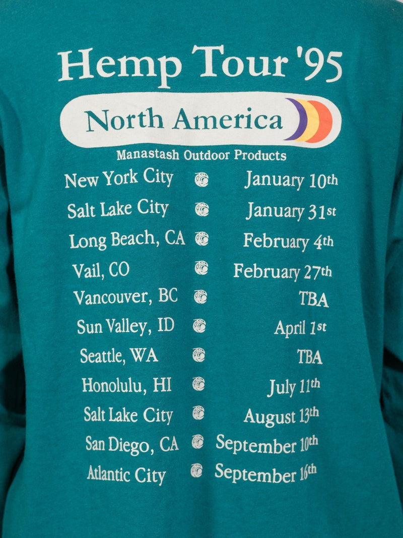 Hemp Tour Long Sleeve Tee - Evergreen - Lazy Sun
