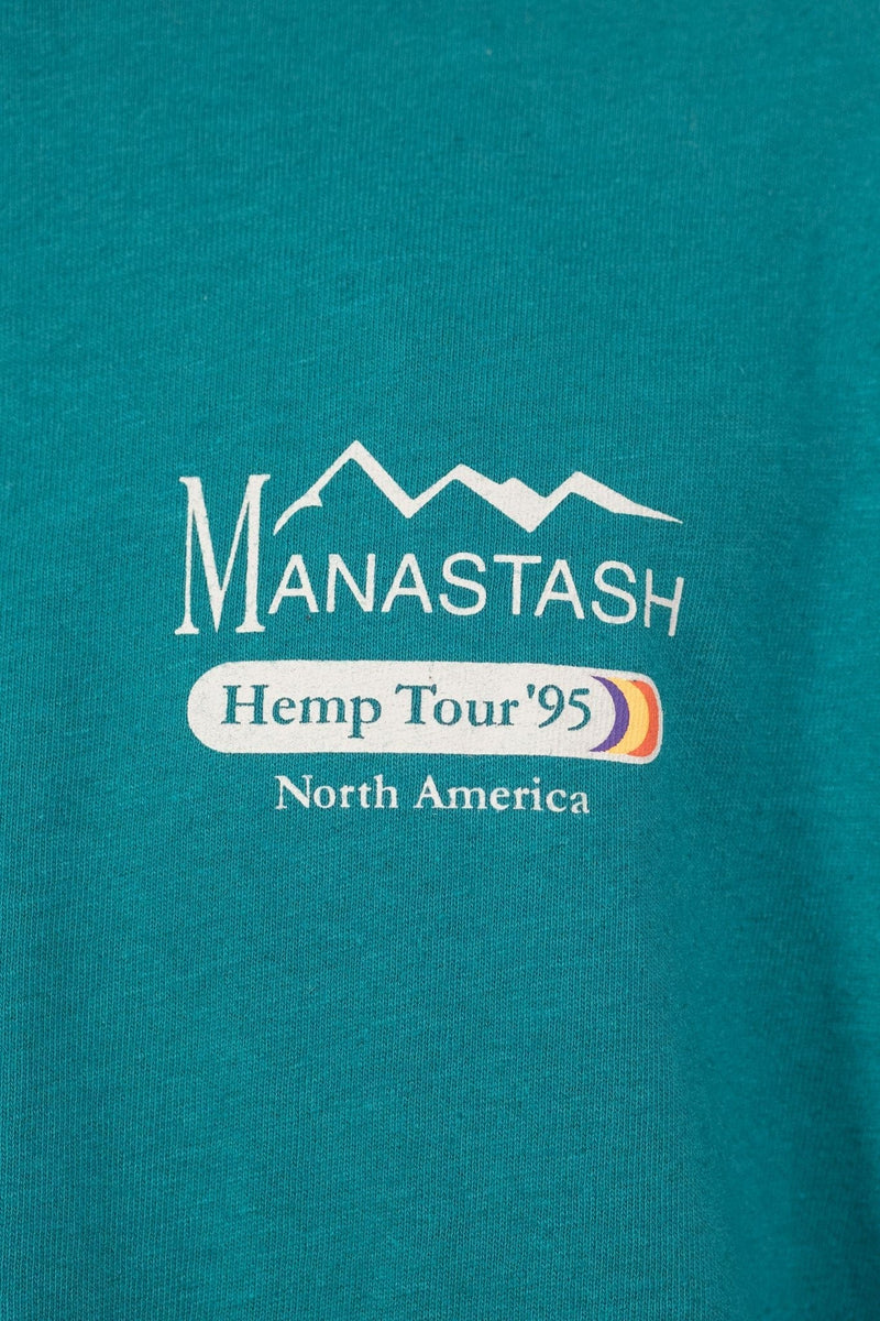 Hemp Tour Long Sleeve Tee - Evergreen - Lazy Sun