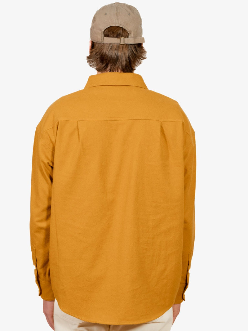 Lawlor Flannel Shirt - Mustard - Lazy Sun