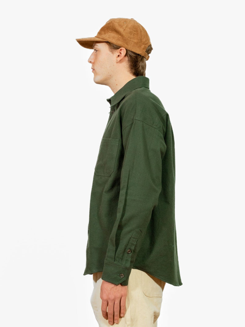 Lawlor Flannel Shirt - Pine - Lazy Sun