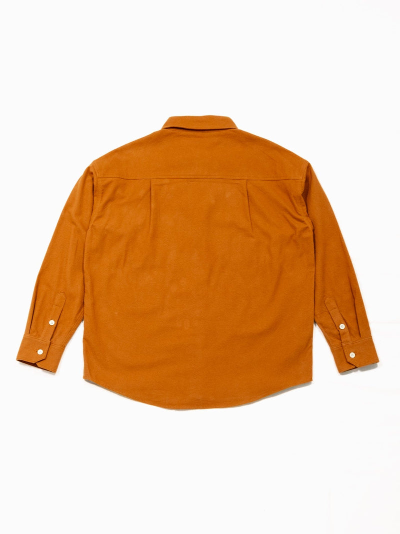 Lawlor Flannel Shirt - Terracotta - Lazy Sun