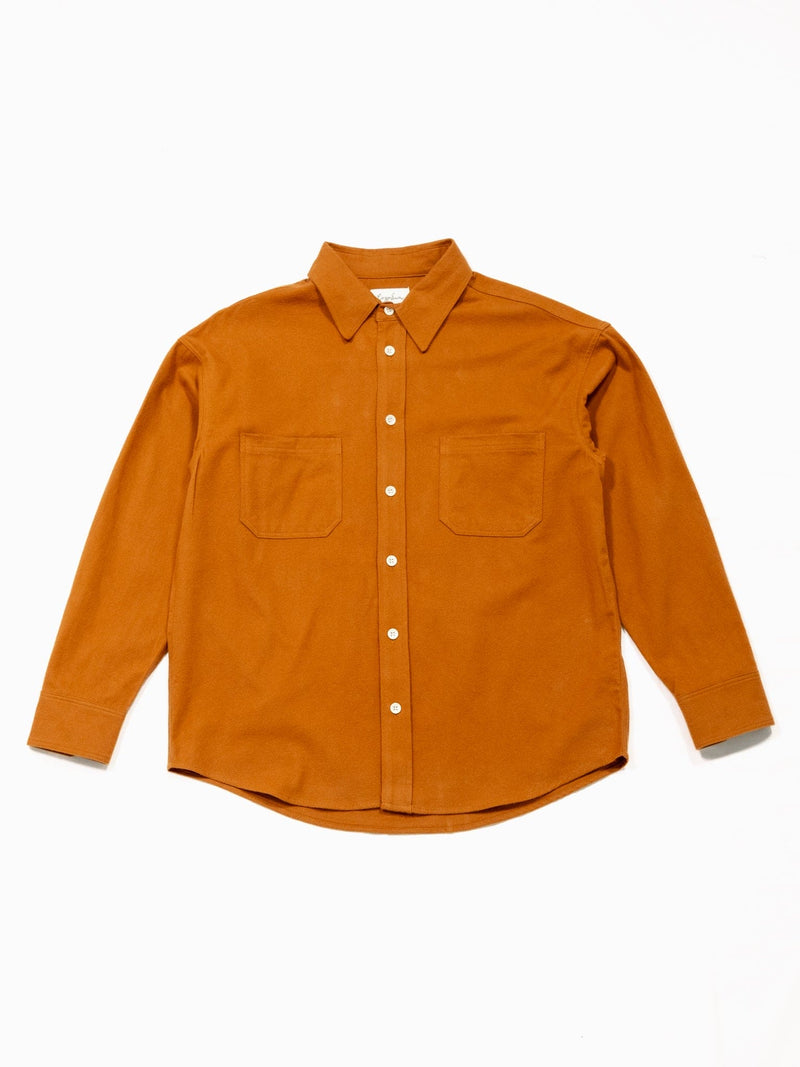 Lawlor Flannel Shirt - Terracotta - Lazy Sun