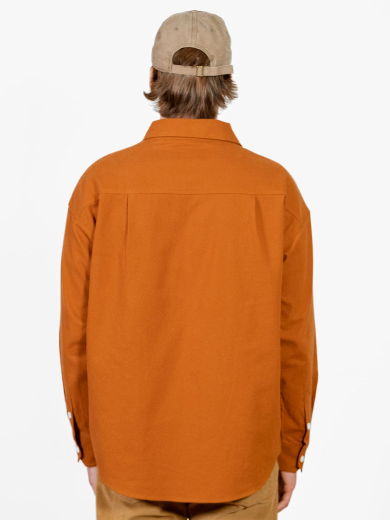 Lawlor Flannel Shirt - Terracotta - Lazy Sun