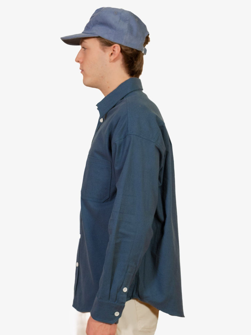 Lawlor Flannel Shirt - Yonder Blue - Lazy Sun