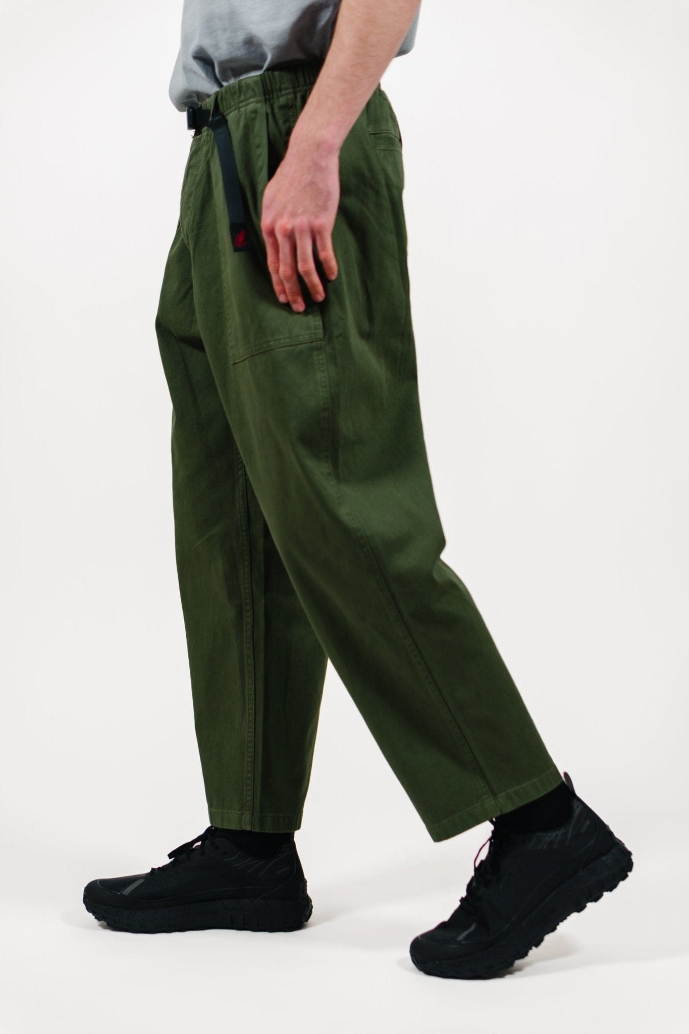 Loose Tapered Pant - Olive - Lazy Sun