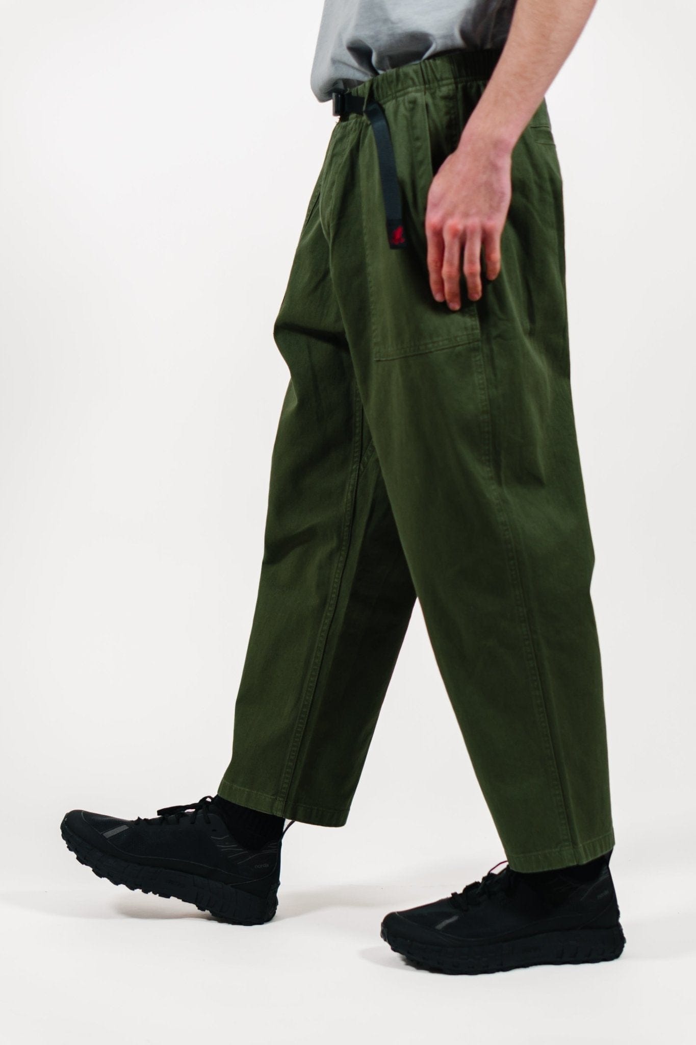 Loose Tapered Pant - Olive - Lazy Sun