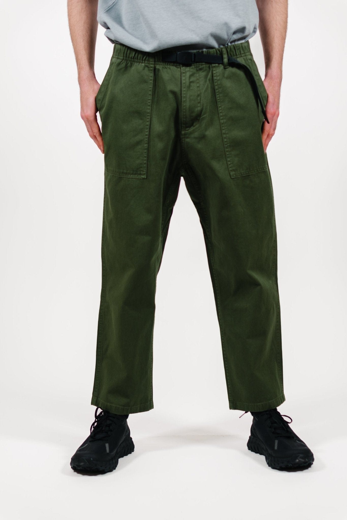 Loose Tapered Pant - Olive - Lazy Sun