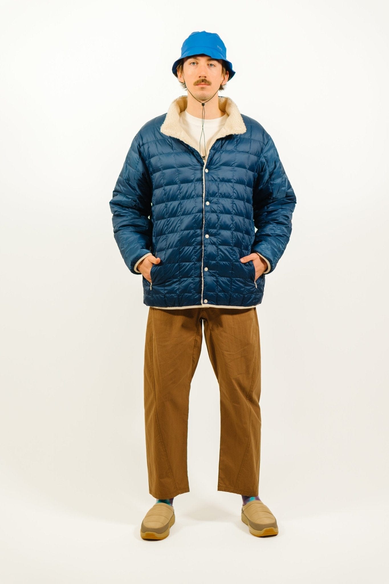 Manastash x Taion Fleece Down Jacket - Natural - Lazy Sun