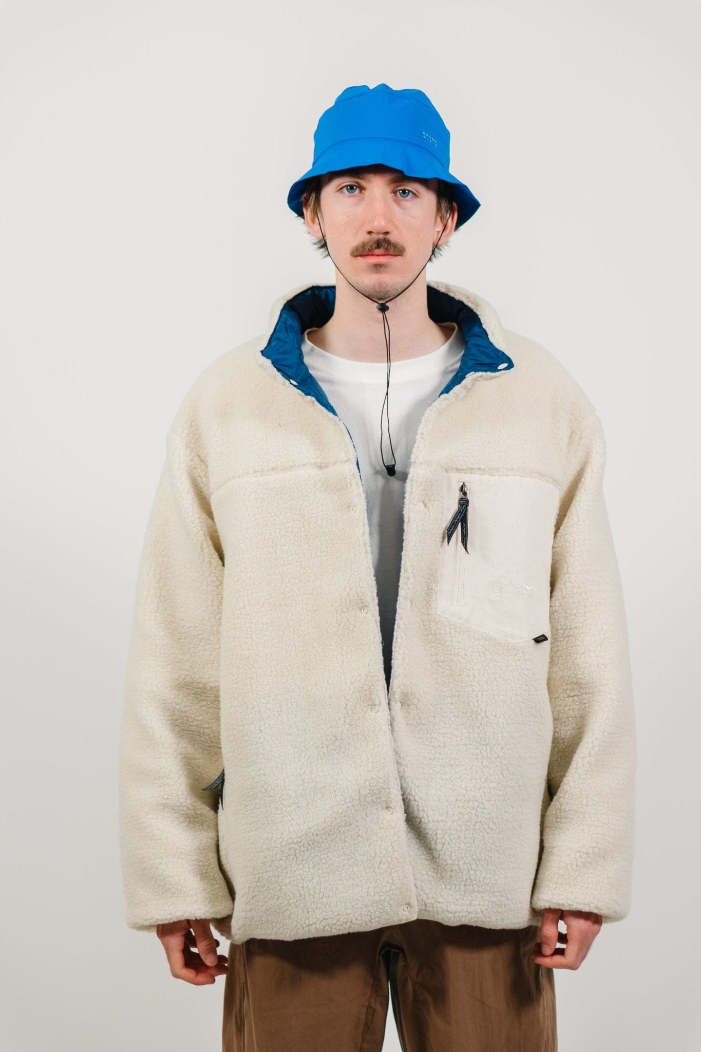 Manastash x Taion Fleece Down Jacket - Natural - Lazy Sun