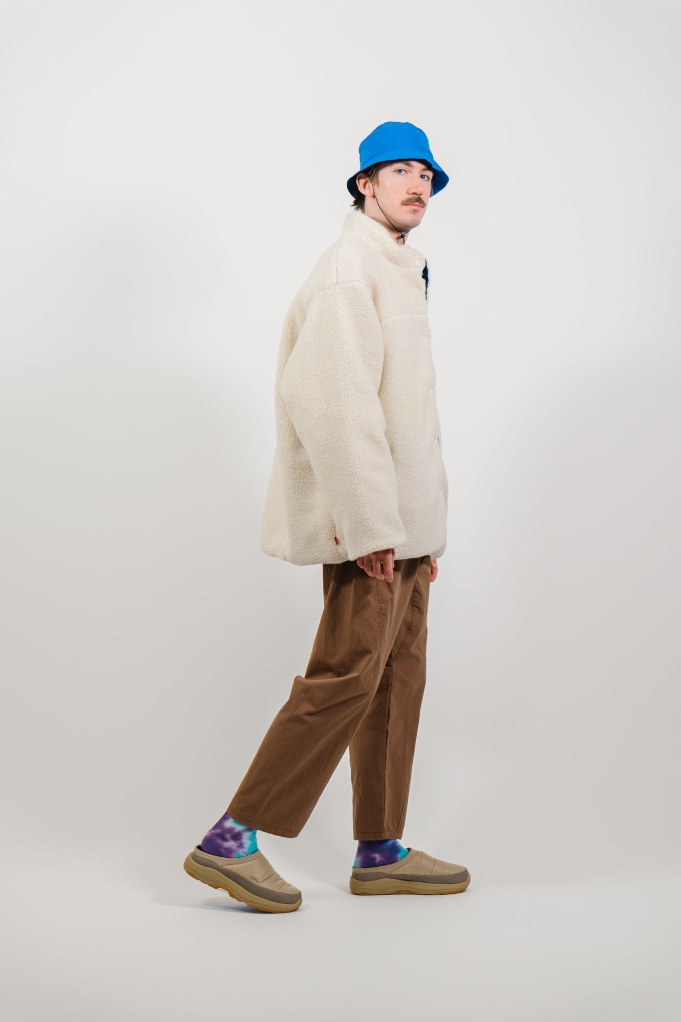 Manastash x Taion Fleece Down Jacket - Natural - Lazy Sun