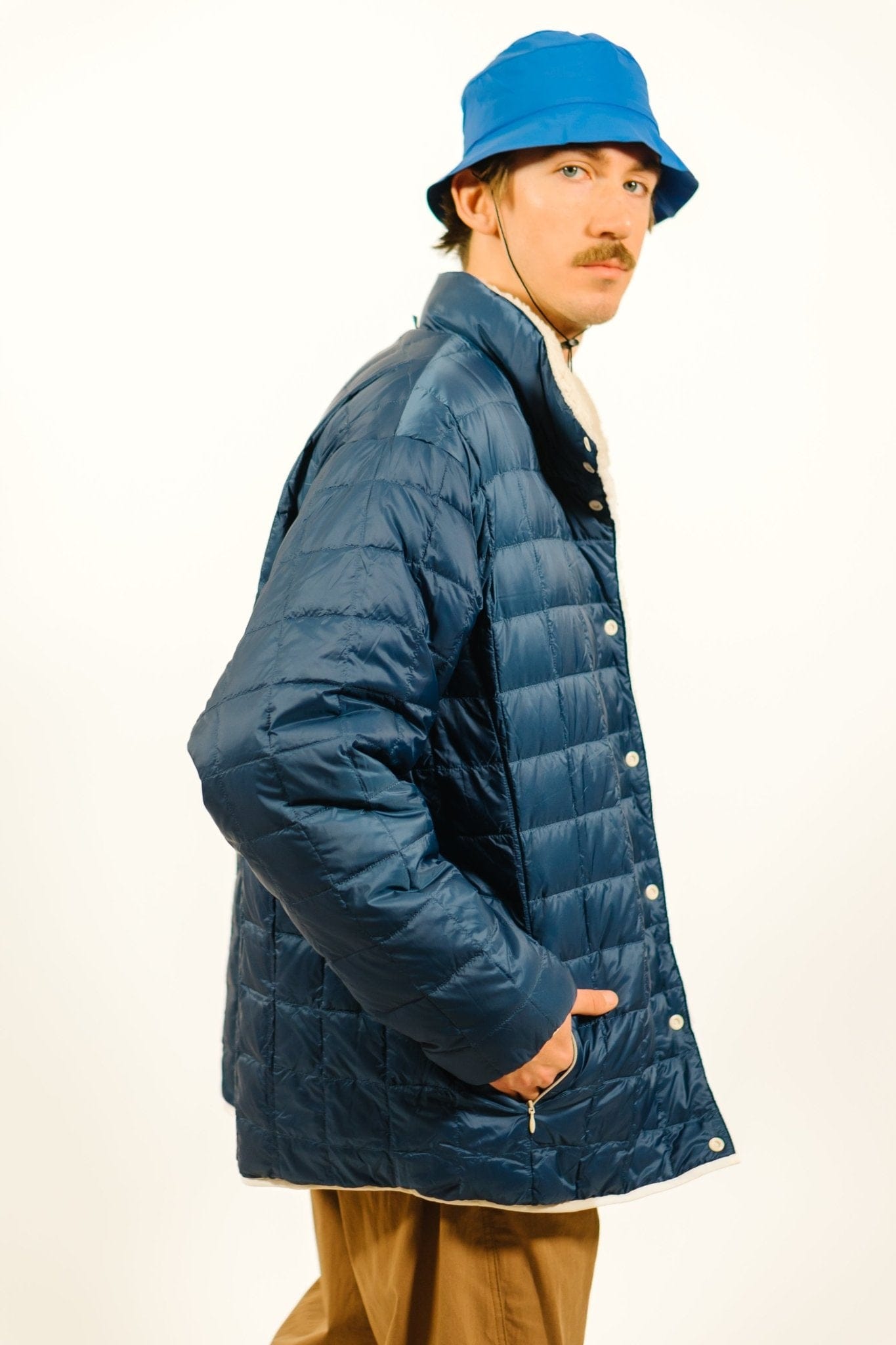 Manastash x Taion Fleece Down Jacket - Natural - Lazy Sun