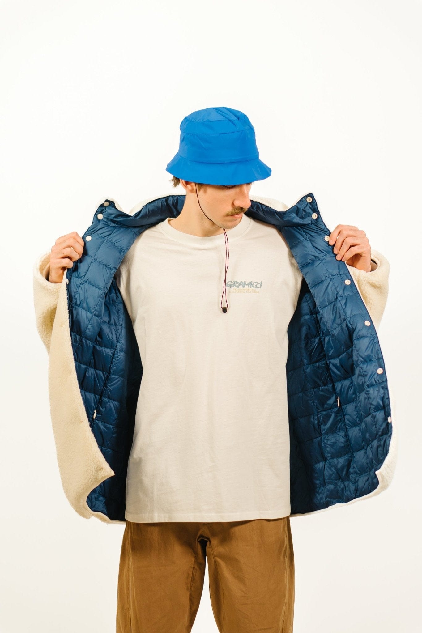 Manastash x Taion Fleece Down Jacket - Natural - Lazy Sun