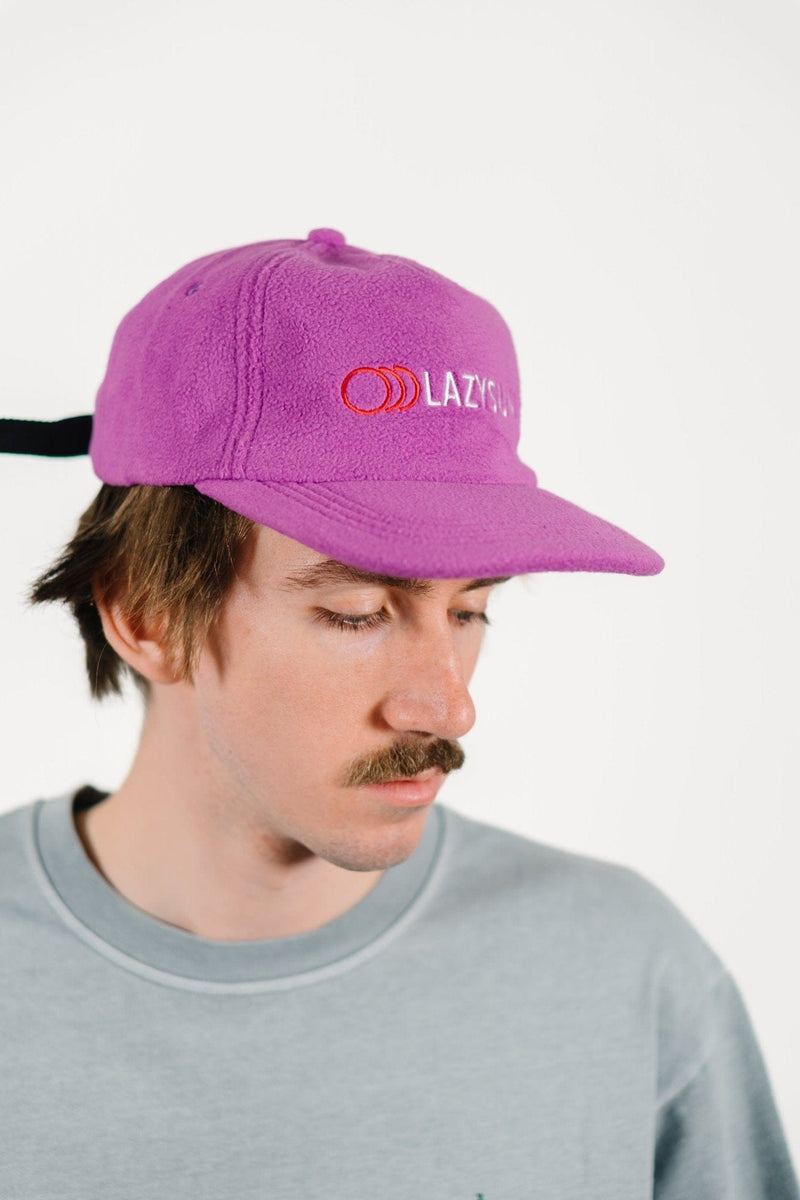Microfleece Dad Hat - Purple - Lazy Sun