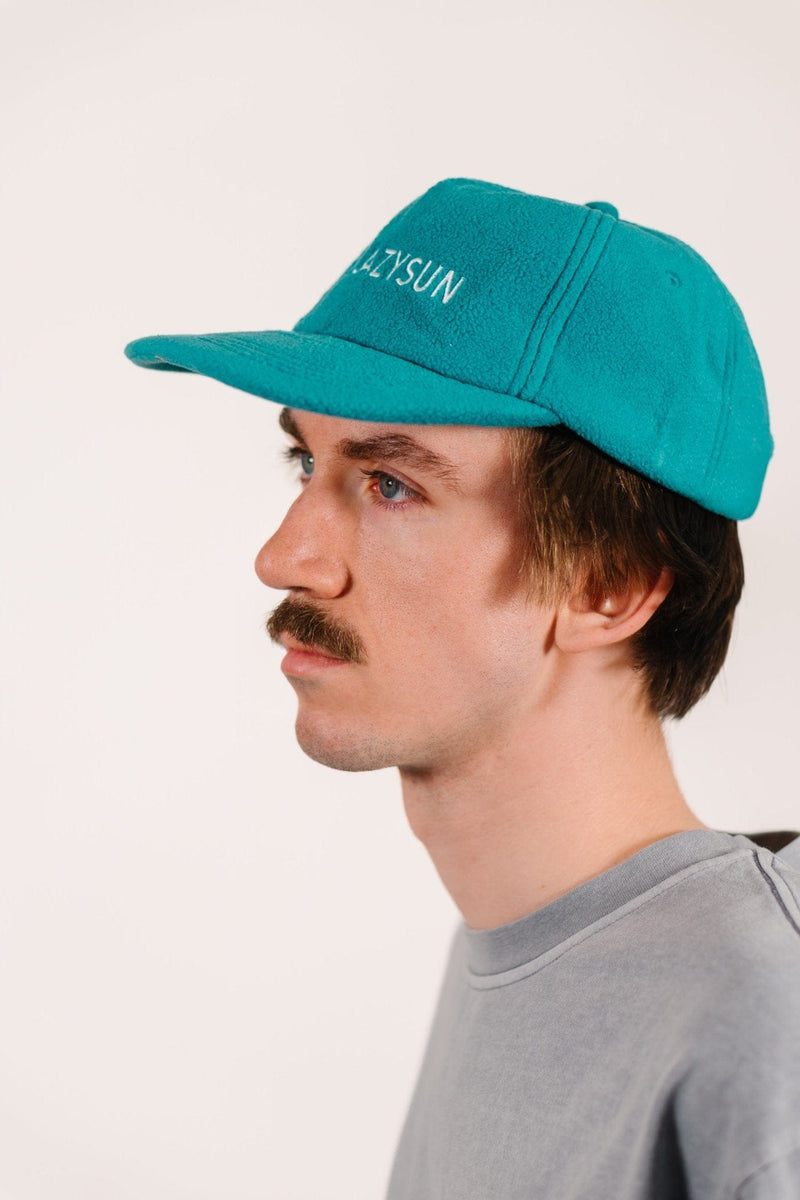Microfleece Dad Hat - Teal - Lazy Sun