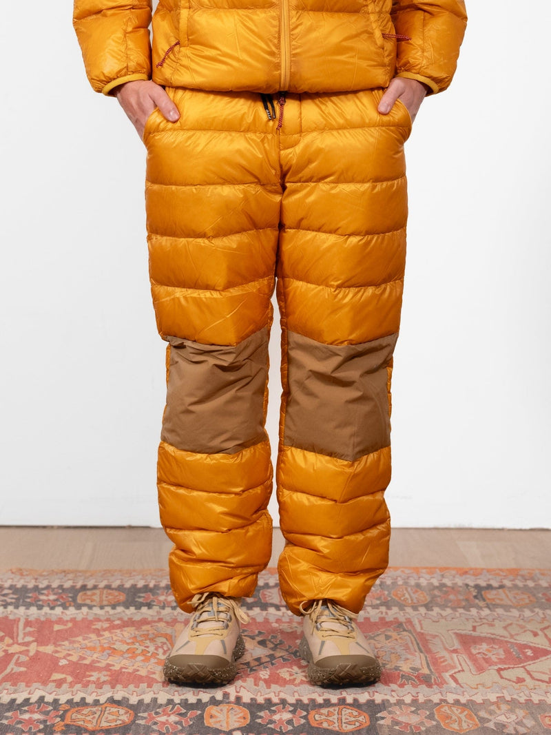 Mountain Lodge Down Pants - Yellow - Lazy Sun