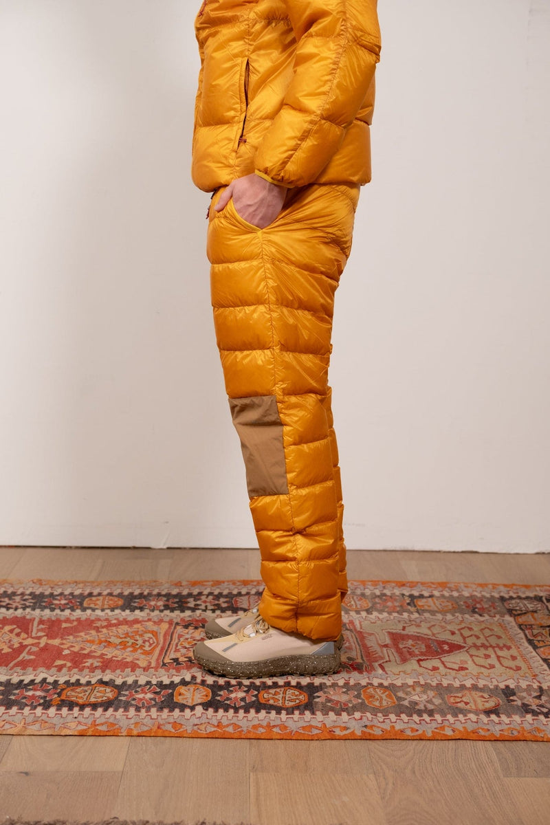 Mountain Lodge Down Pants - Yellow - Lazy Sun