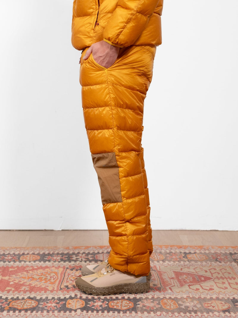 Mountain Lodge Down Pants - Yellow - Lazy Sun