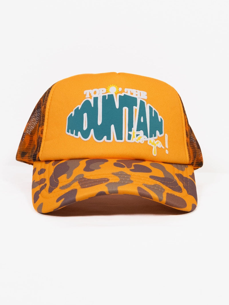 Mountain Trucker - Orange Camo - Lazy Sun