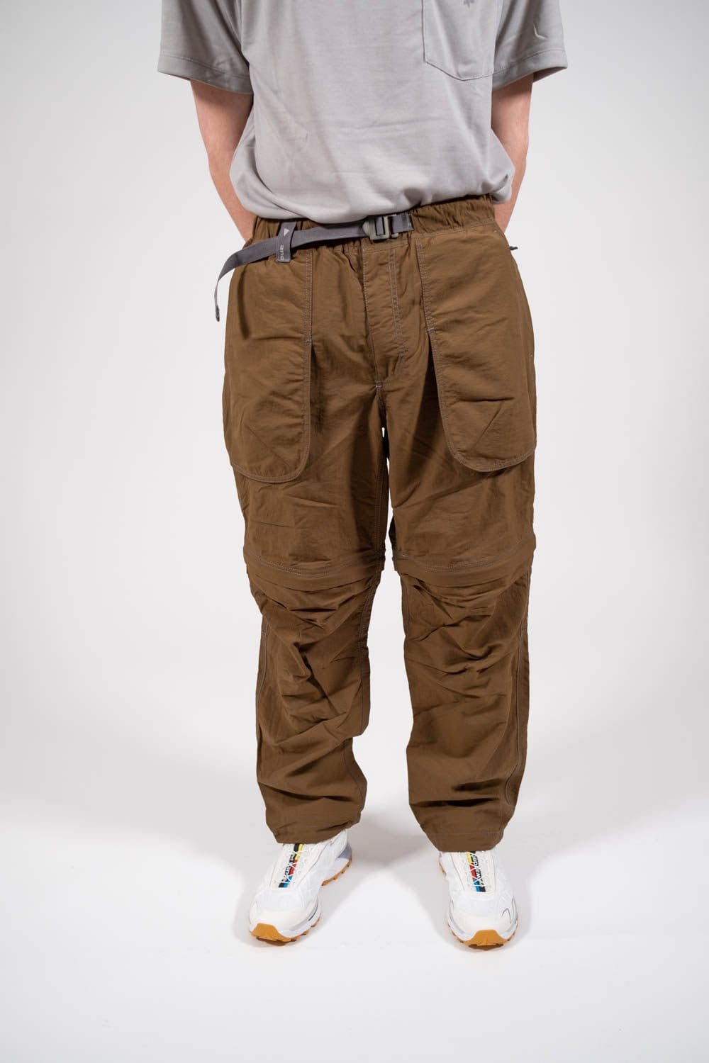 and wander】Ny taffeta hiker pants-