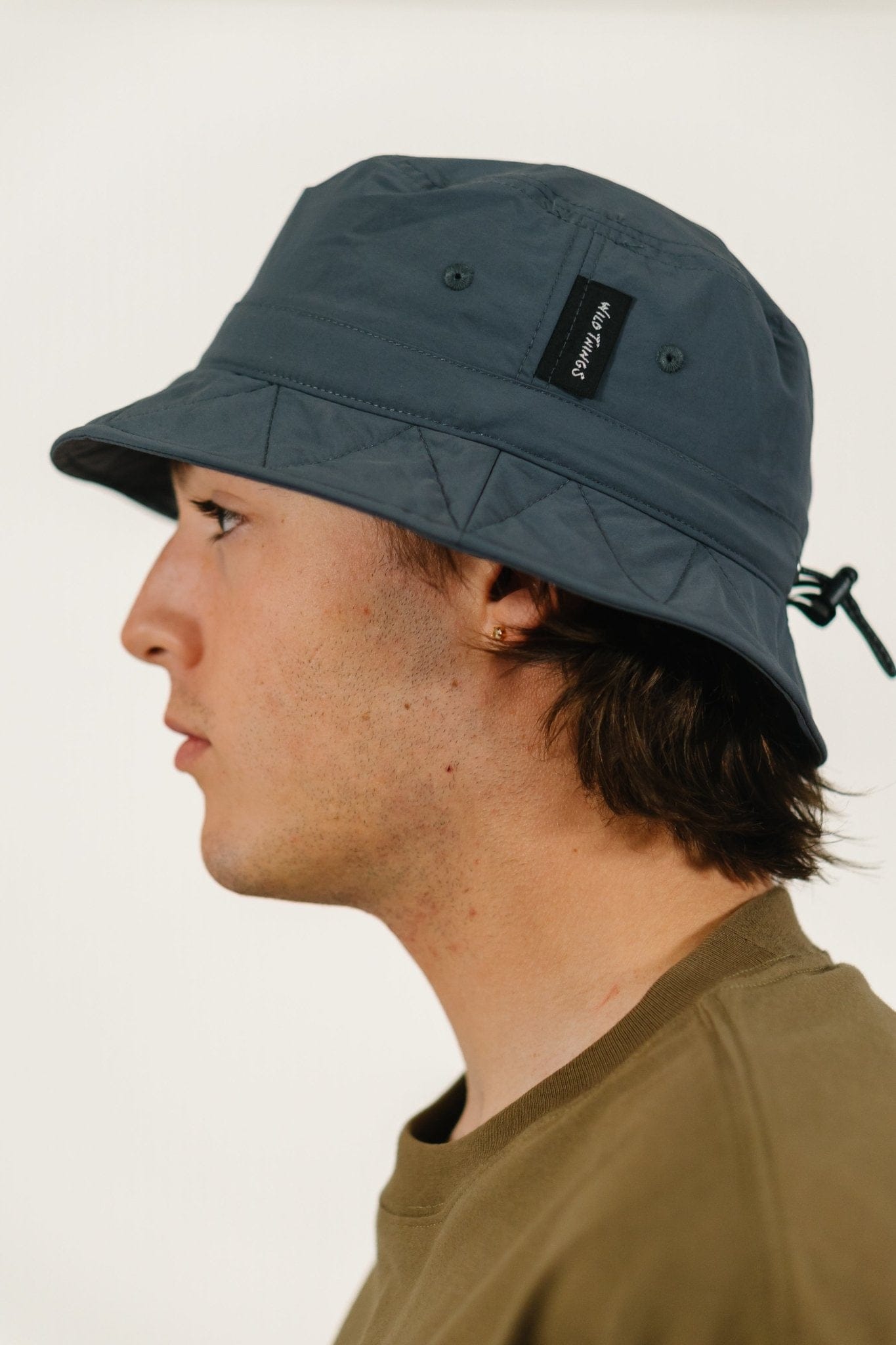 Nylon Bucket Hat - Grey — Default Title