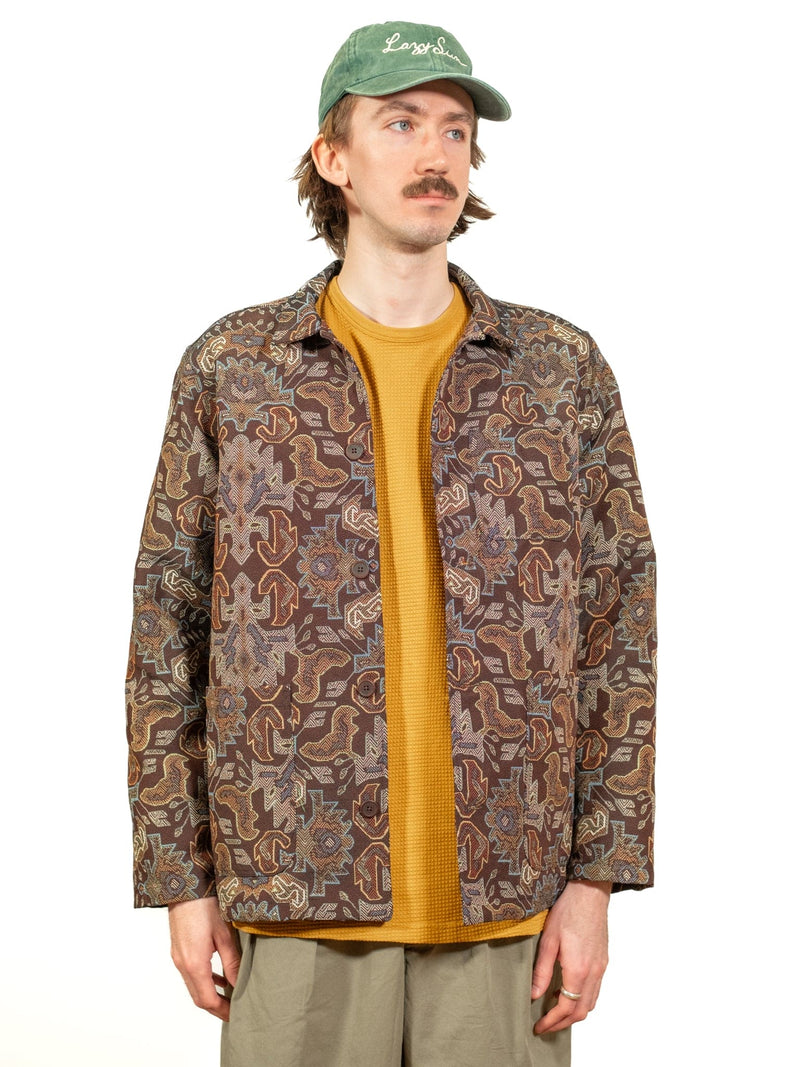 Ormiston Jacket - Wine Jacquard - Lazy Sun