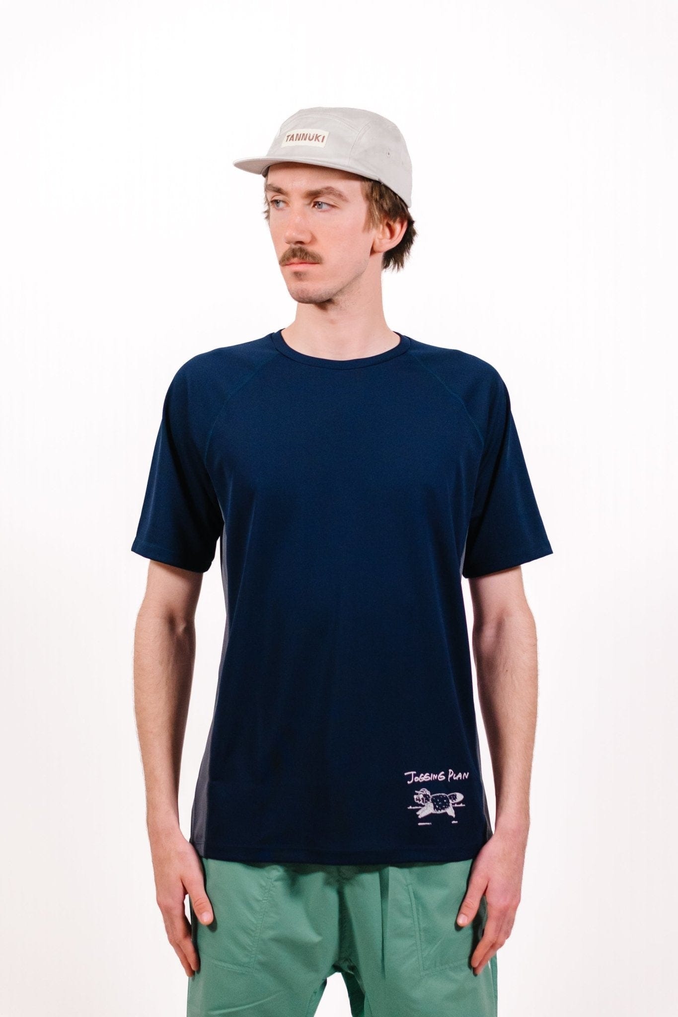 Tannuki Graphic T - Navy - Lazy Sun